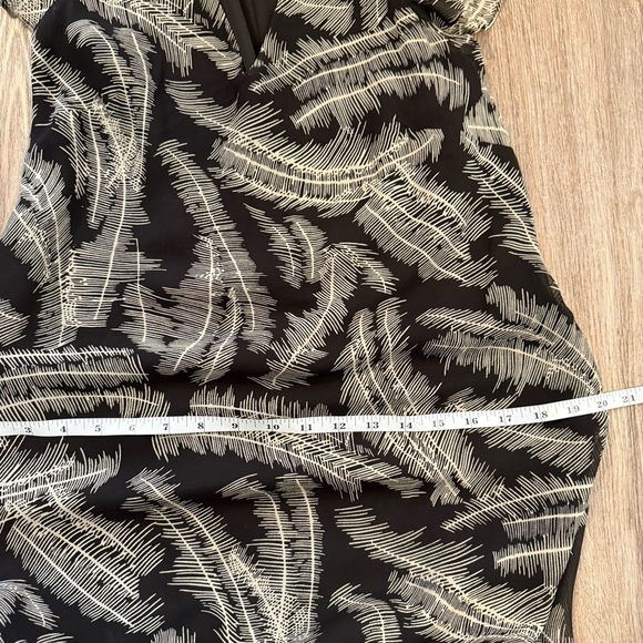 Vtg 90s Y2K Midi Dress Women’s 4 Silk Black Feathers Whimsigoth Fairy Whimsical - Picture 11 of 11